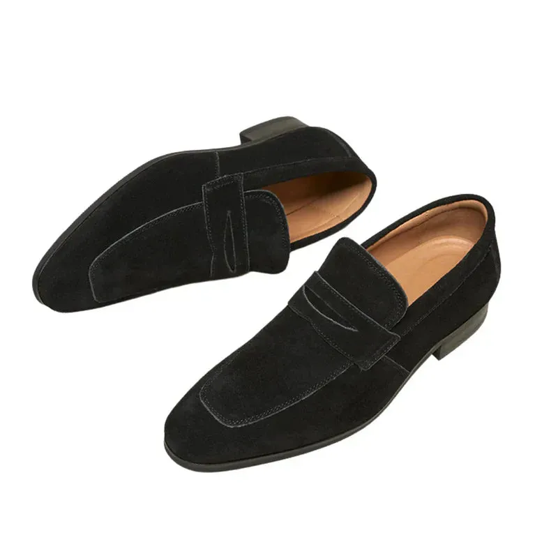 OLD MONEY - SUEDE STRAP LOAFERS