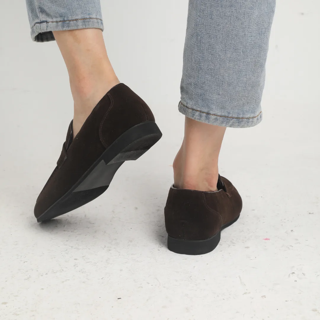 OLD MONEY - SUEDE STRAP LOAFERS
