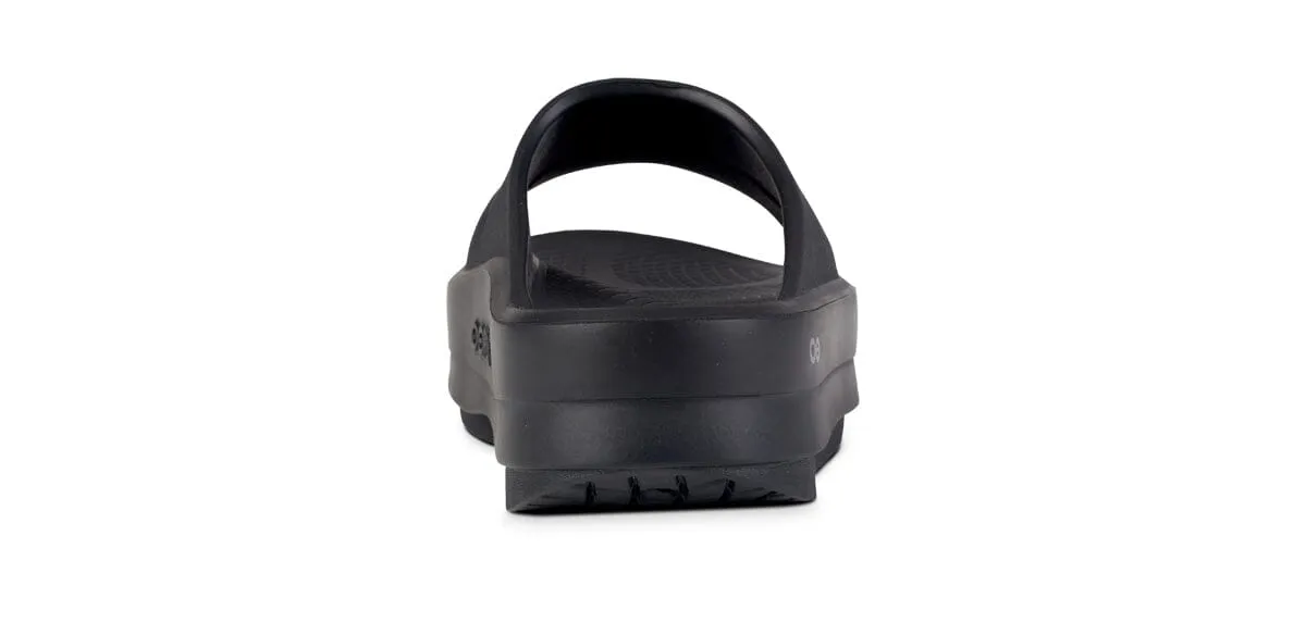 OOFOS Women's OOmega OOahh Sandal - Black