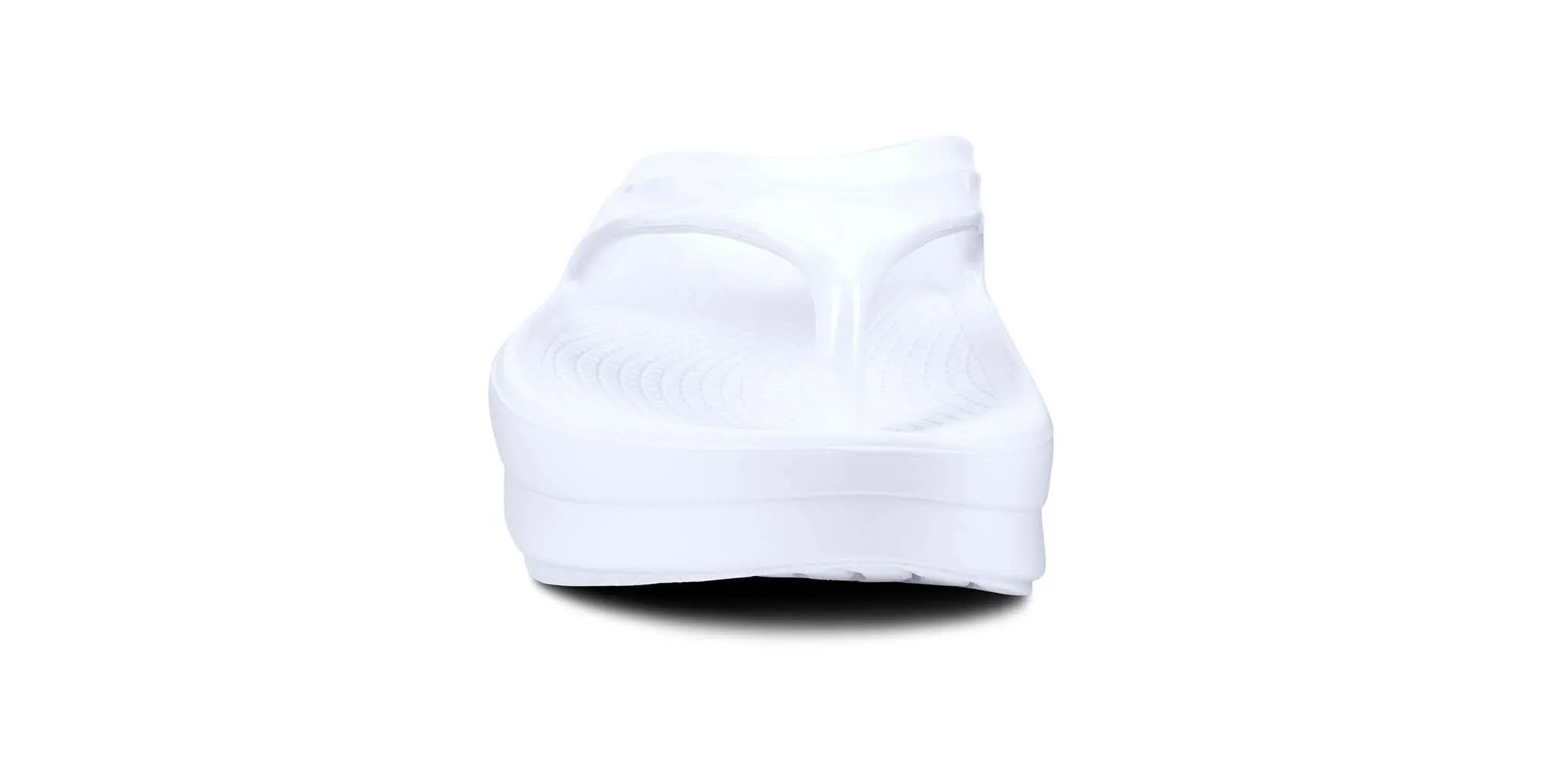OOFOS Women's OOmega OOlala Thong Sandal - White