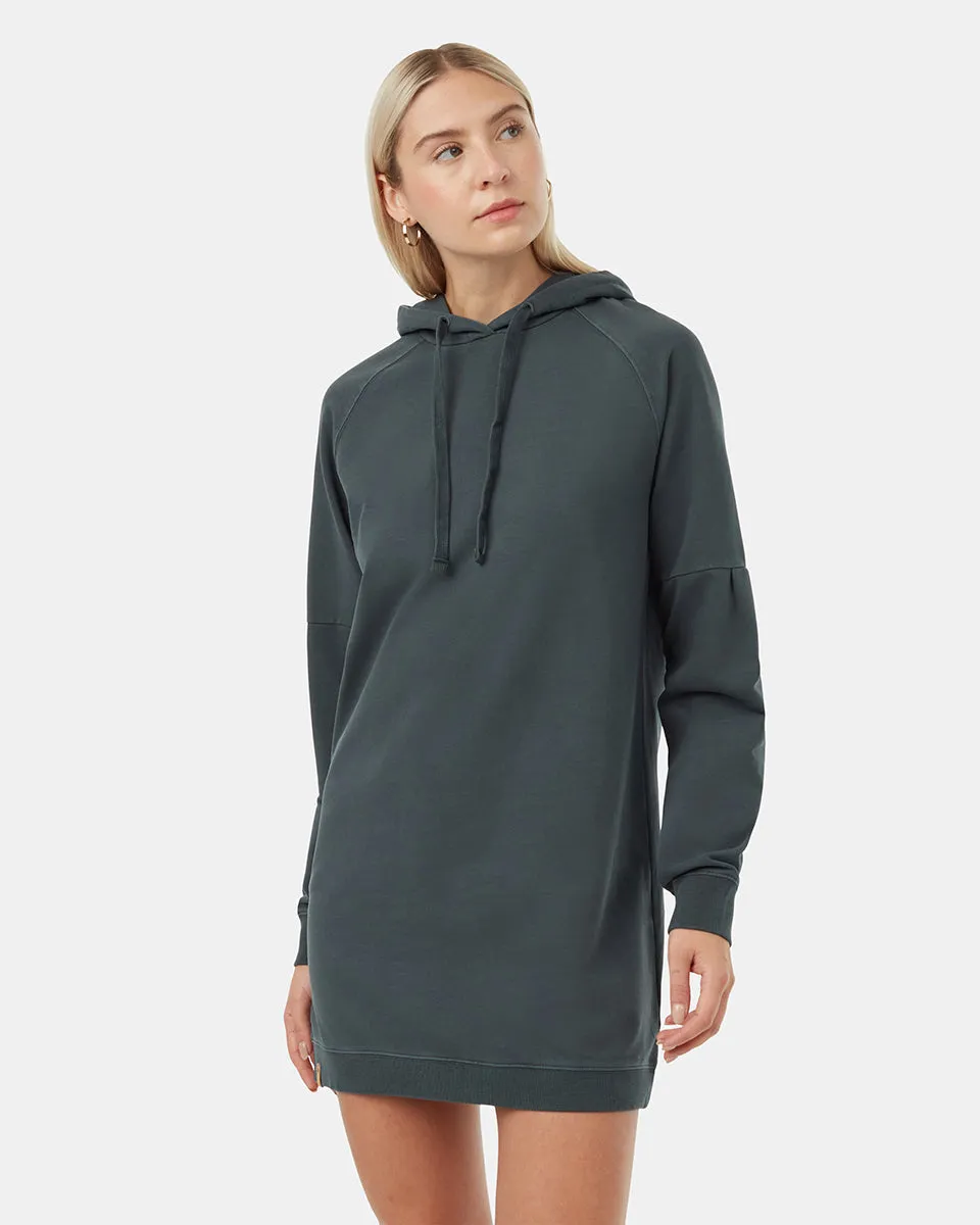 Oversized French Terry Hoodie Dress
