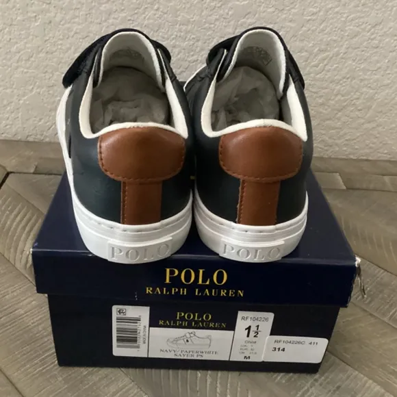 POLO RALPH LAUREN Little Boys Sayer EZ Adjustable Strap Closure Casual S…