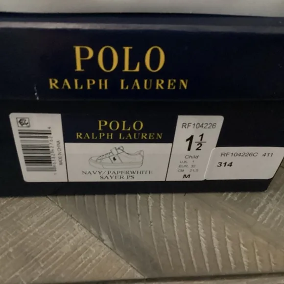 POLO RALPH LAUREN Little Boys Sayer EZ Adjustable Strap Closure Casual S…