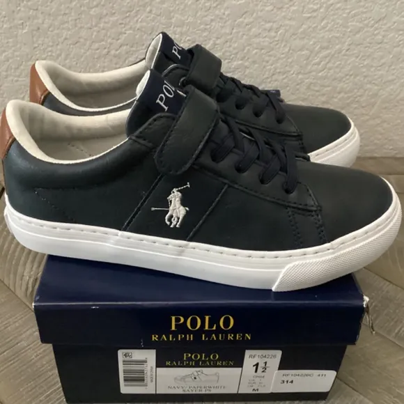 POLO RALPH LAUREN Little Boys Sayer EZ Adjustable Strap Closure Casual S…