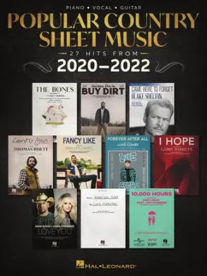 Popular Country Sheet Music (P/V/G)
