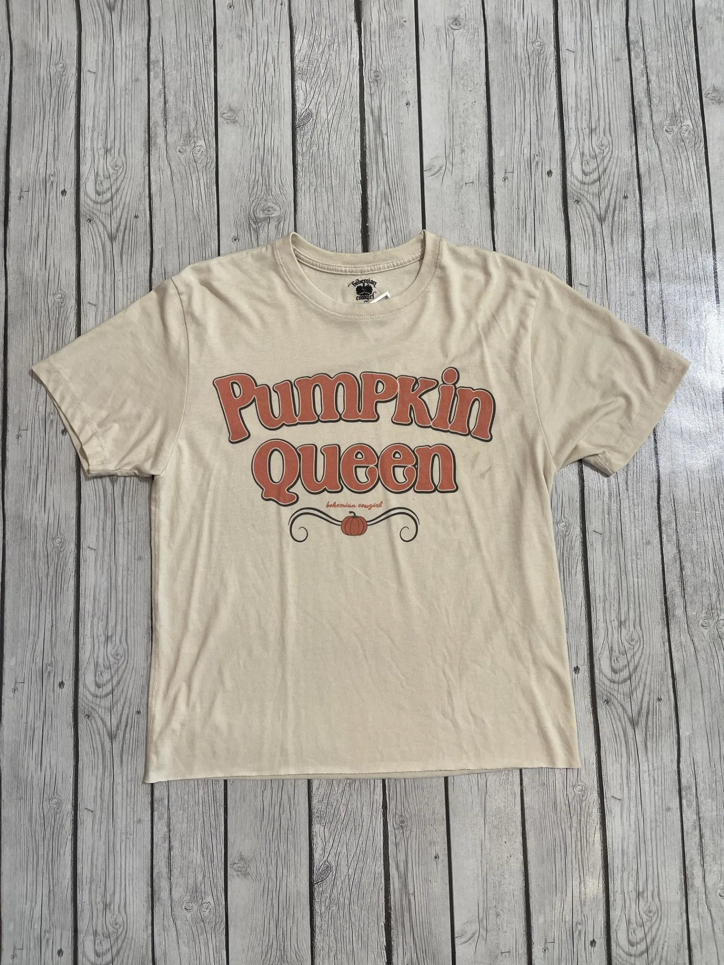 Pumpkin Queen Cropped Tee - Wholesale