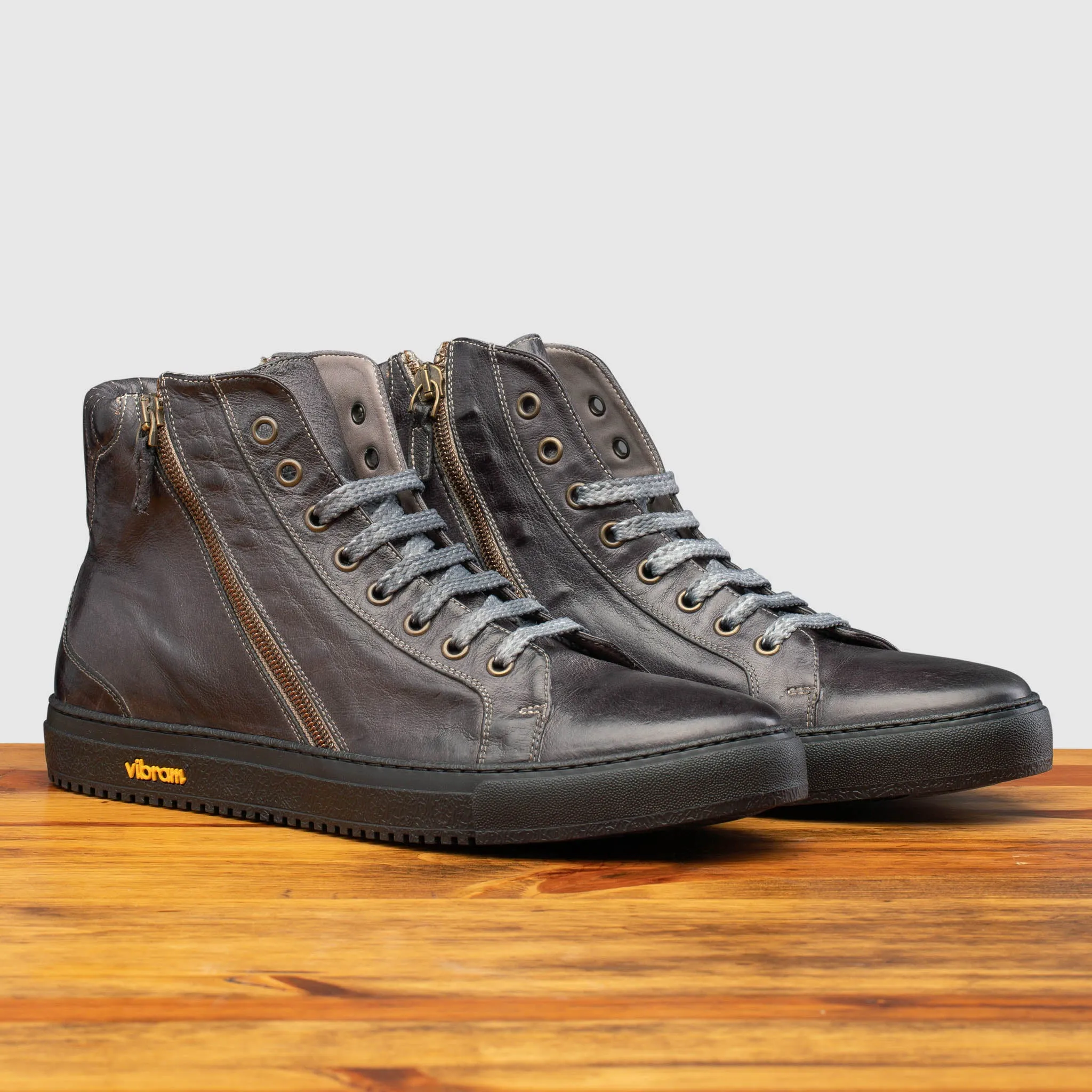 Q555 Calzoleria Toscana Dip-Dyed Buff Calf High-Top