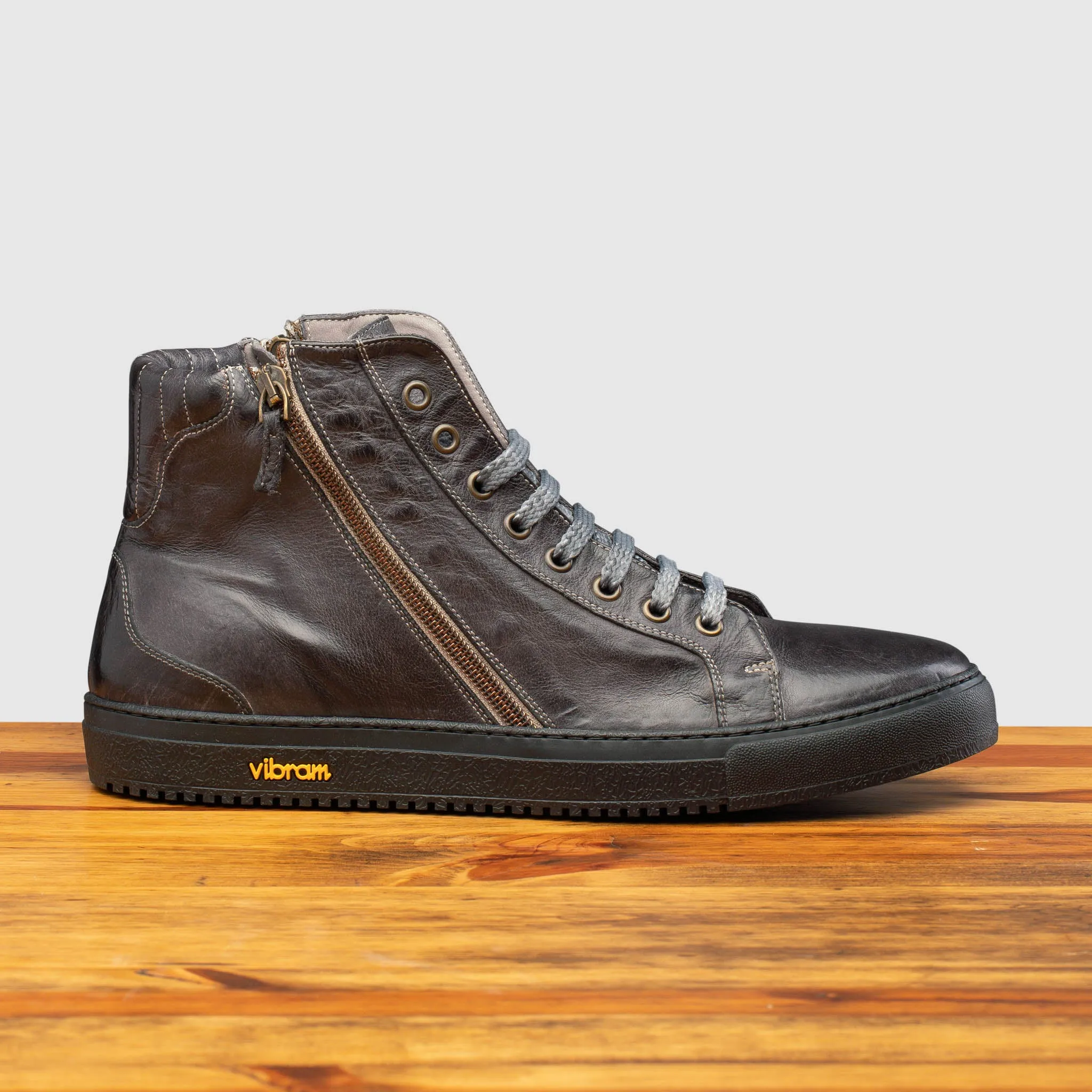 Q555 Calzoleria Toscana Dip-Dyed Buff Calf High-Top