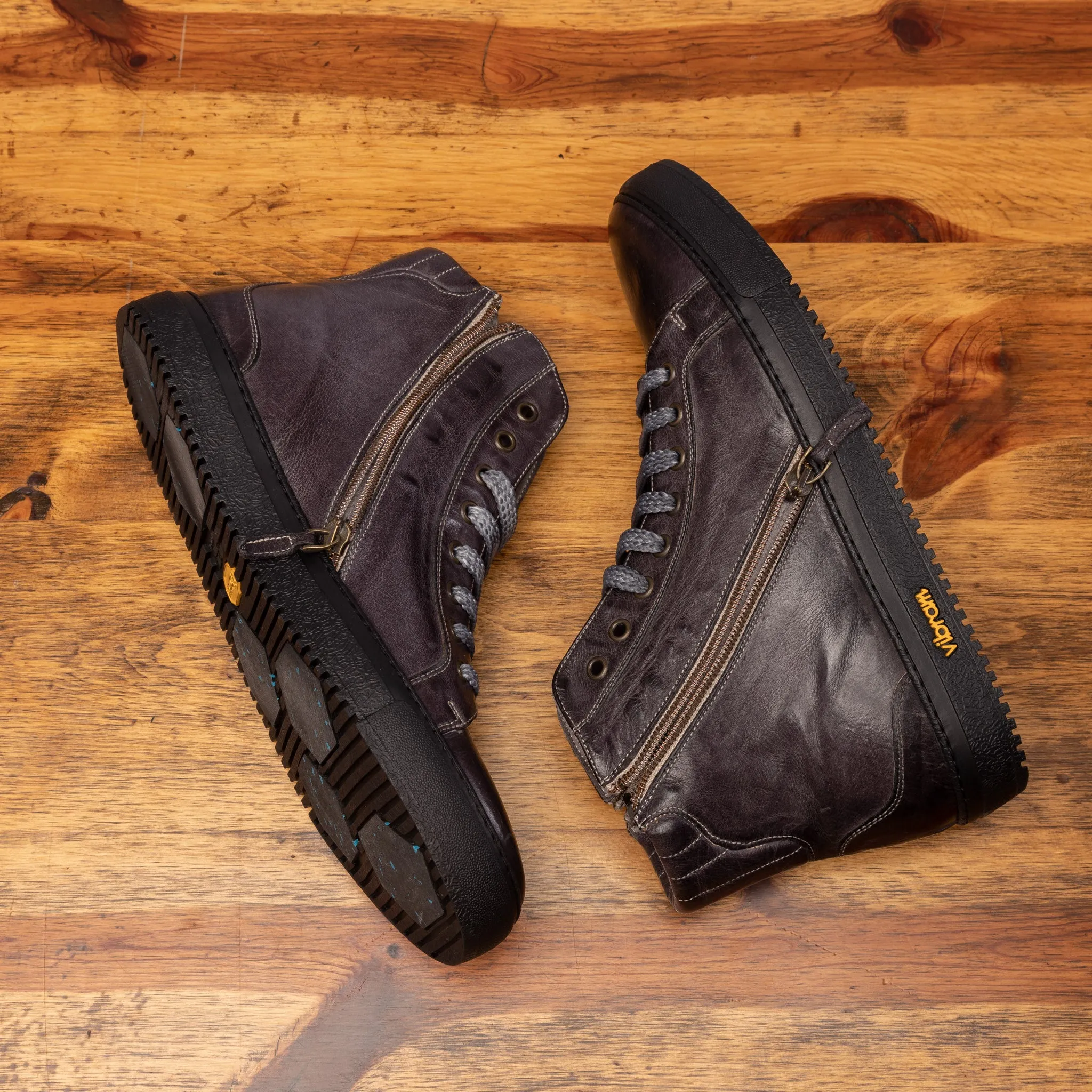 Q555 Calzoleria Toscana Dip-Dyed Buff Calf High-Top