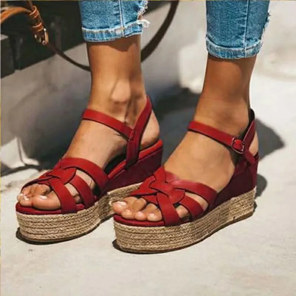 "Sa Torre" Sandals Red or Tan