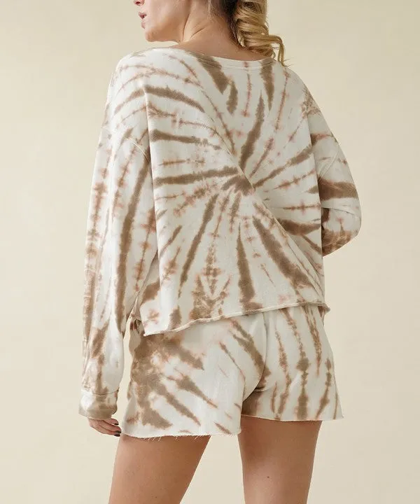 Recycled Cotton Vintage Tie-Dye Sweat Set