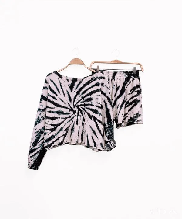Recycled Cotton Vintage Tie-Dye Sweat Set