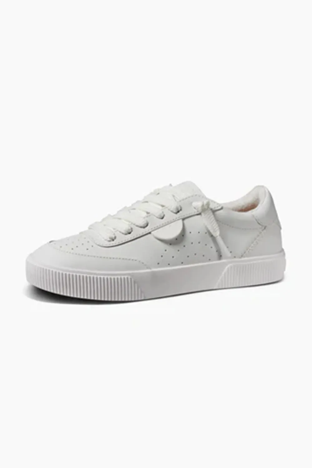 Reef Lay Day Seas Leather Sneakers for Women in White | CJ5179