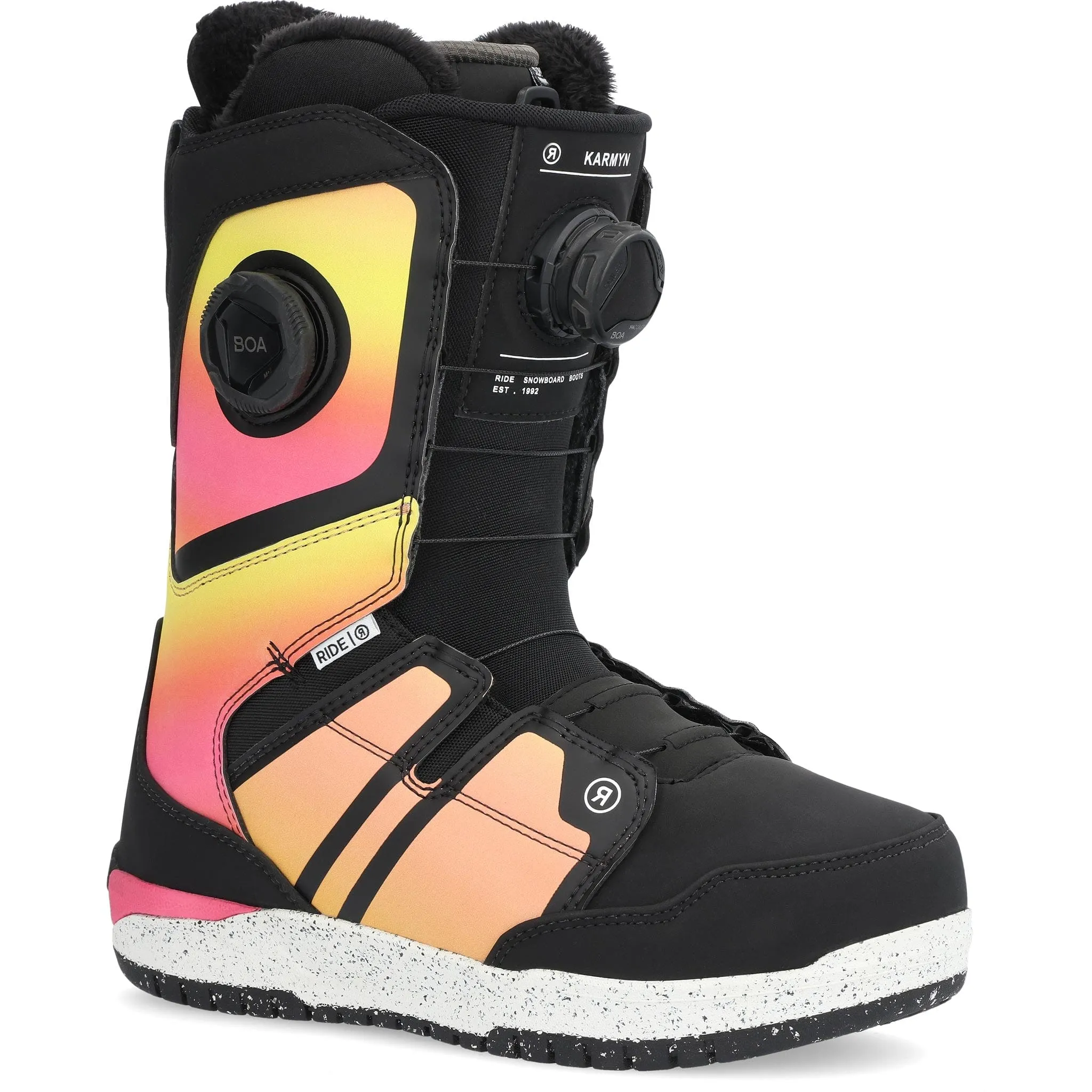 Ride Womens Karmyn Zonal Snowboard Boots Sunset 2025