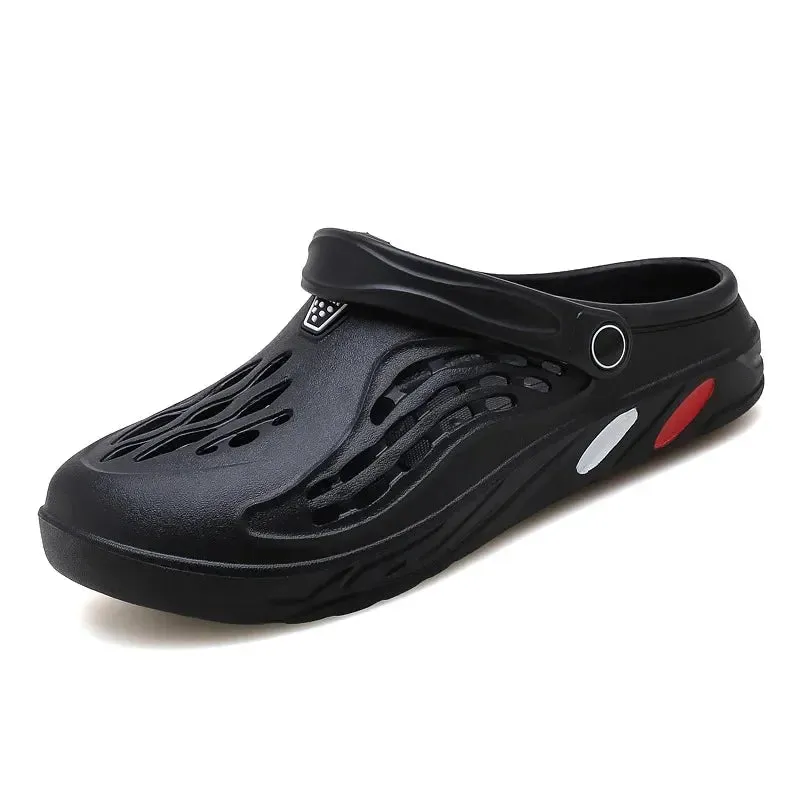 Sandales de plage été 2024 / Summer Quick Dry Flat Classical Men Women Clogs Plus Size 36-49
