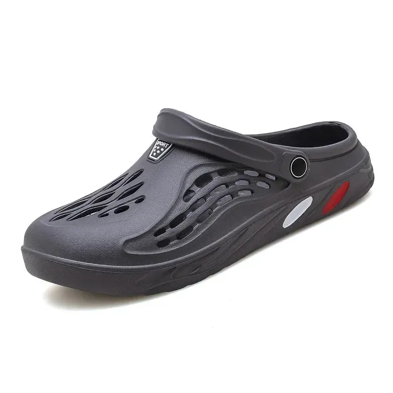Sandales de plage été 2024 / Summer Quick Dry Flat Classical Men Women Clogs Plus Size 36-49
