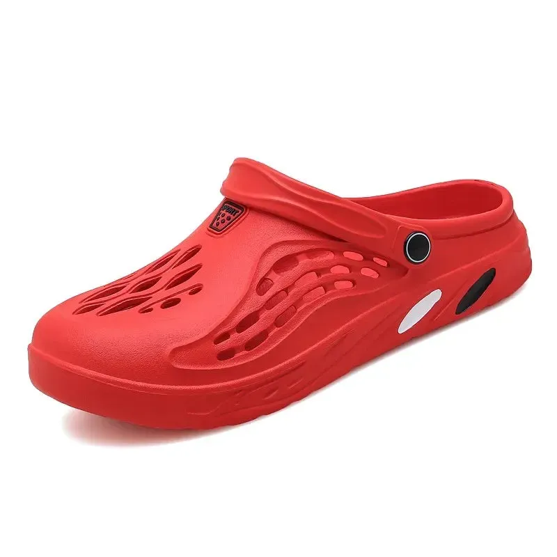 Sandales de plage été 2024 / Summer Quick Dry Flat Classical Men Women Clogs Plus Size 36-49