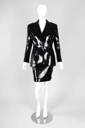Sequin Jacket & Skirt Suit