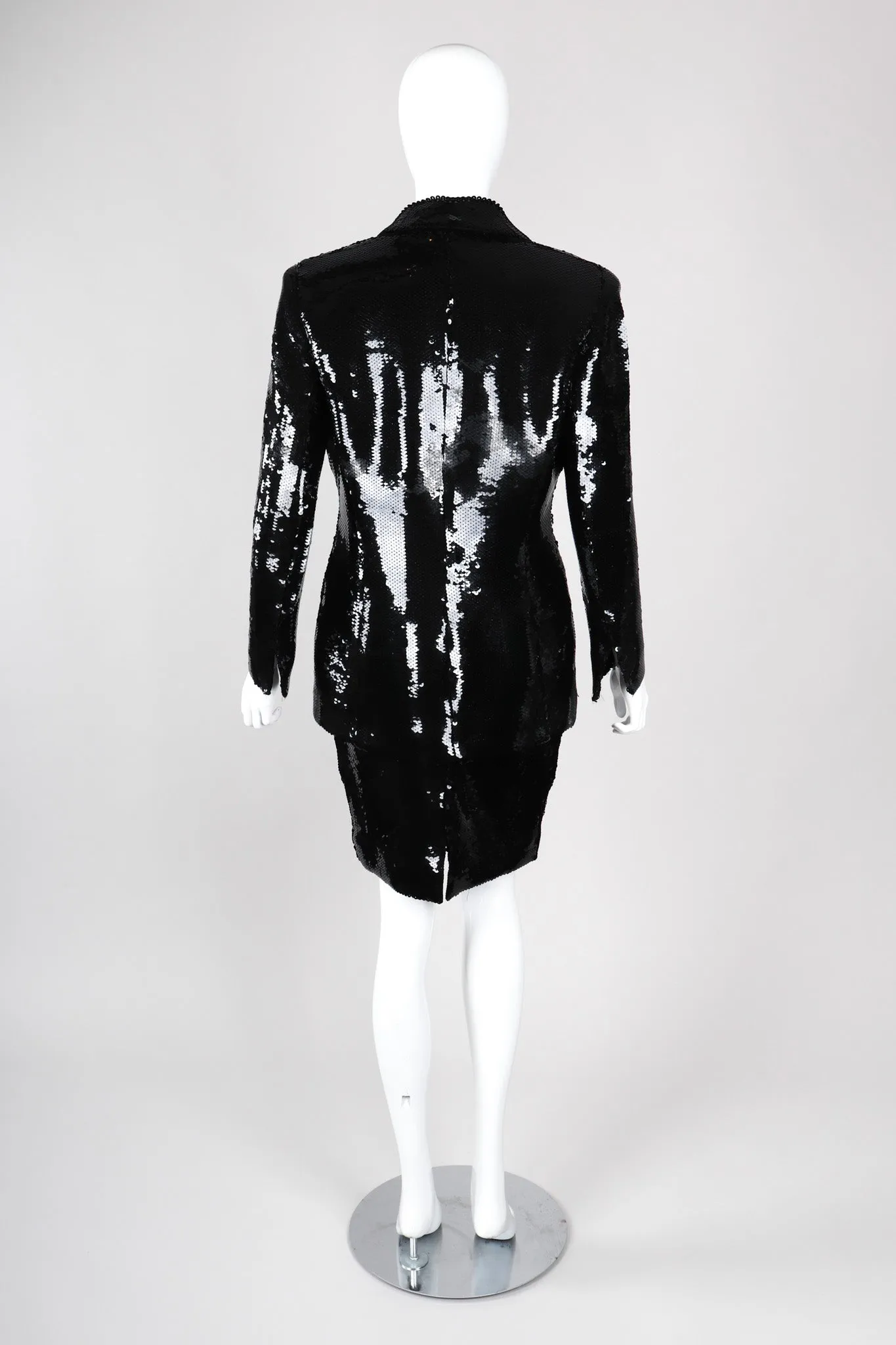 Sequin Jacket & Skirt Suit