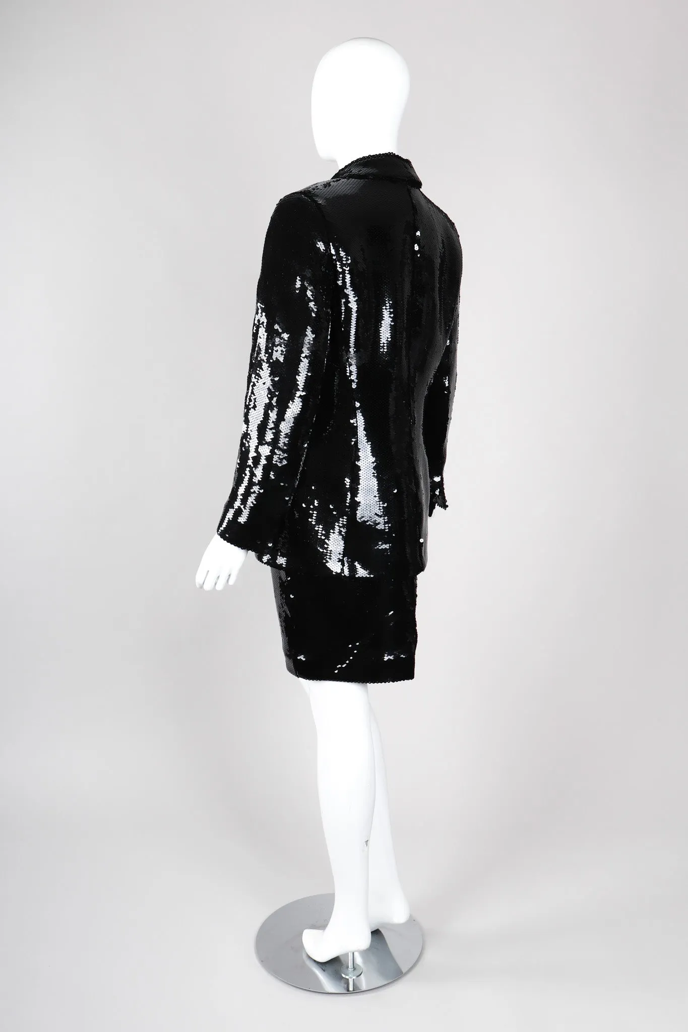 Sequin Jacket & Skirt Suit