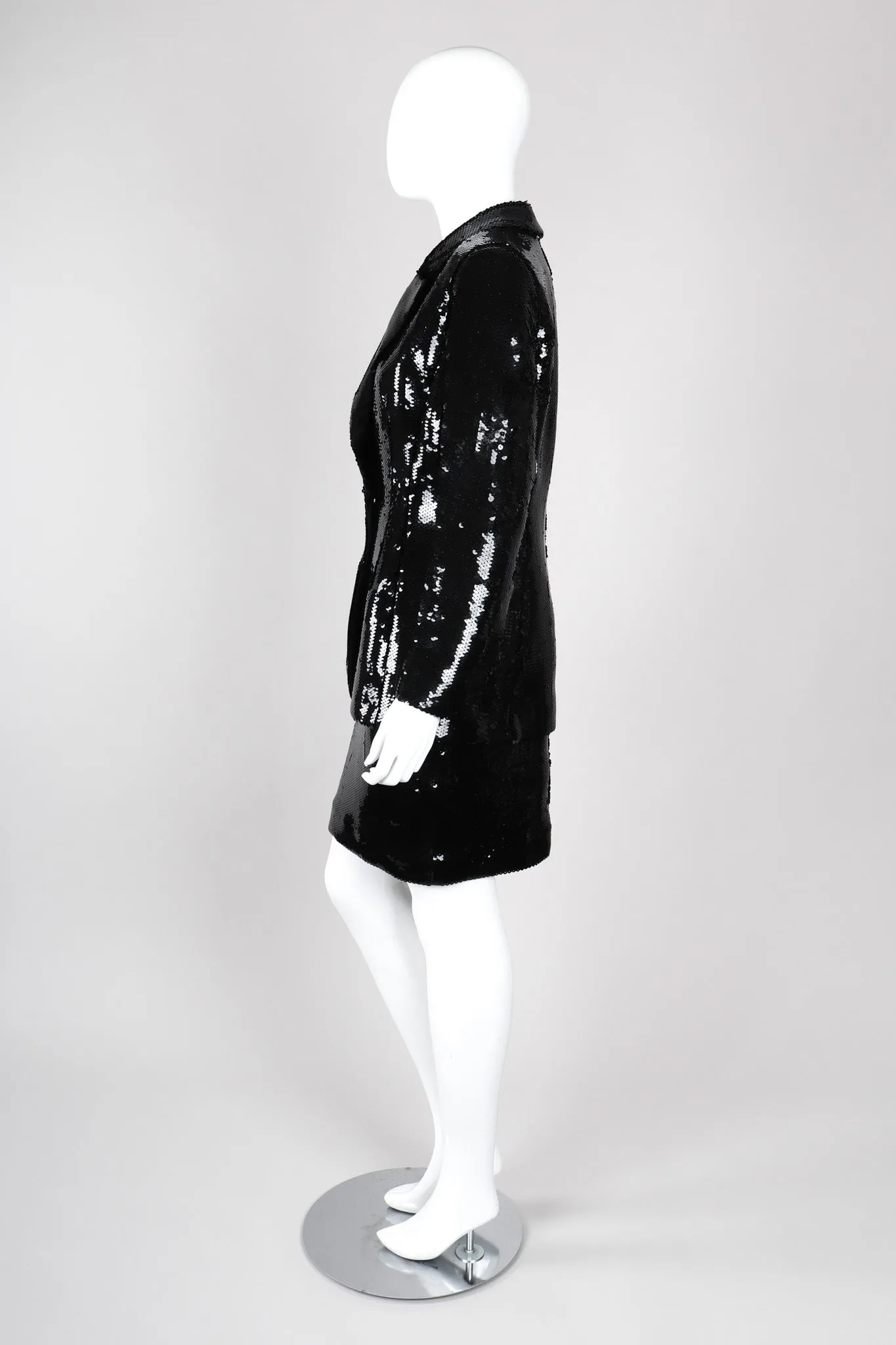 Sequin Jacket & Skirt Suit
