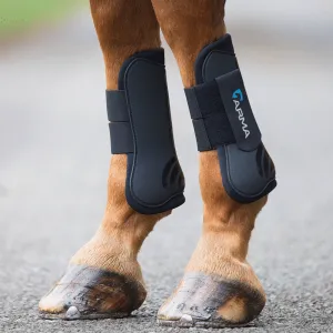 Shires ARMA Open Front Boots - Black/Black