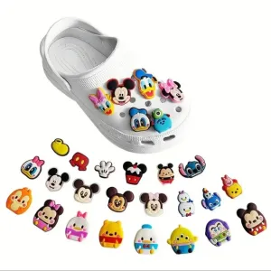 Shoe Charms, 28 pcs, Crocs, Disney, NEW, Unisex