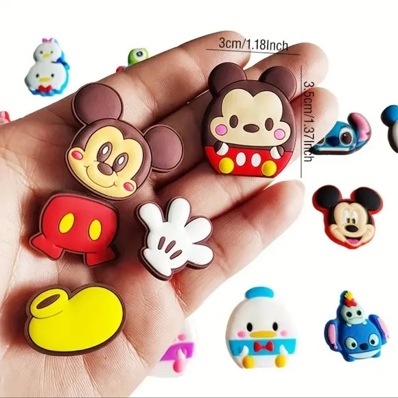Shoe Charms, 28 pcs, Crocs, Disney, NEW, Unisex