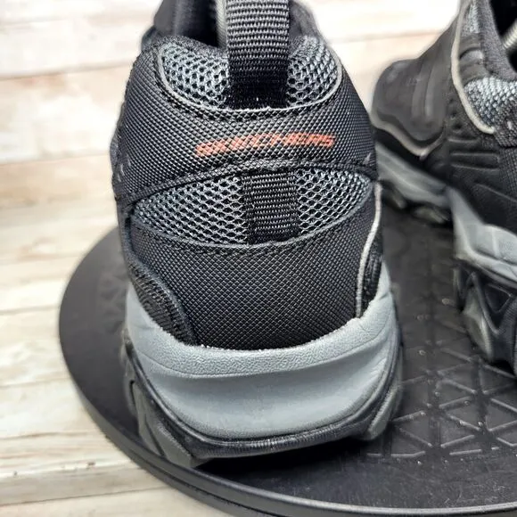 Skechers After Burn Men's Size 8 Black Slip On Athletic Shoes