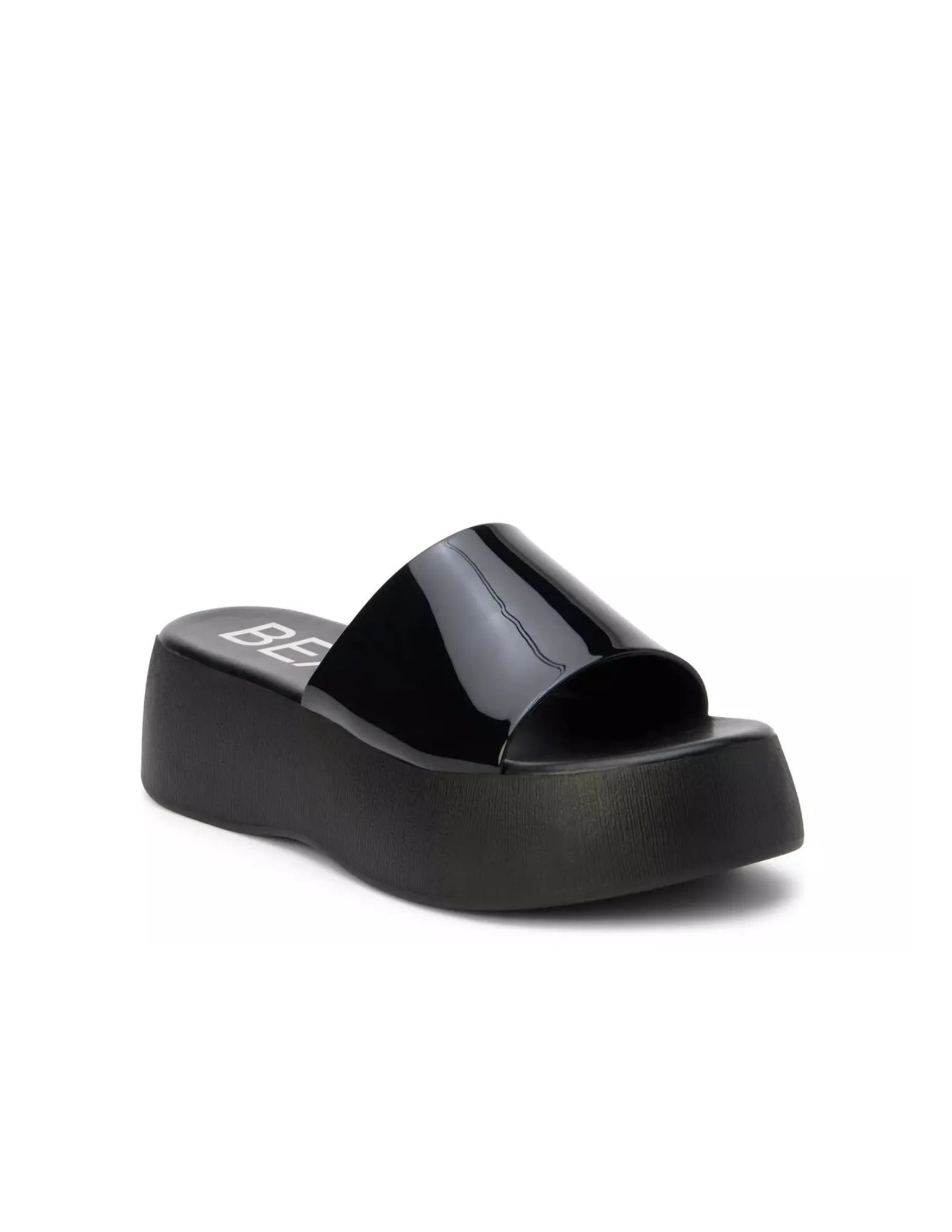 Solar Platform Sandals - Black