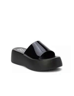 Solar Platform Sandals - Black