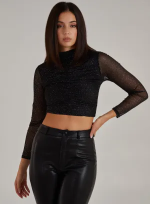 Sparkle Long Sleeve Top