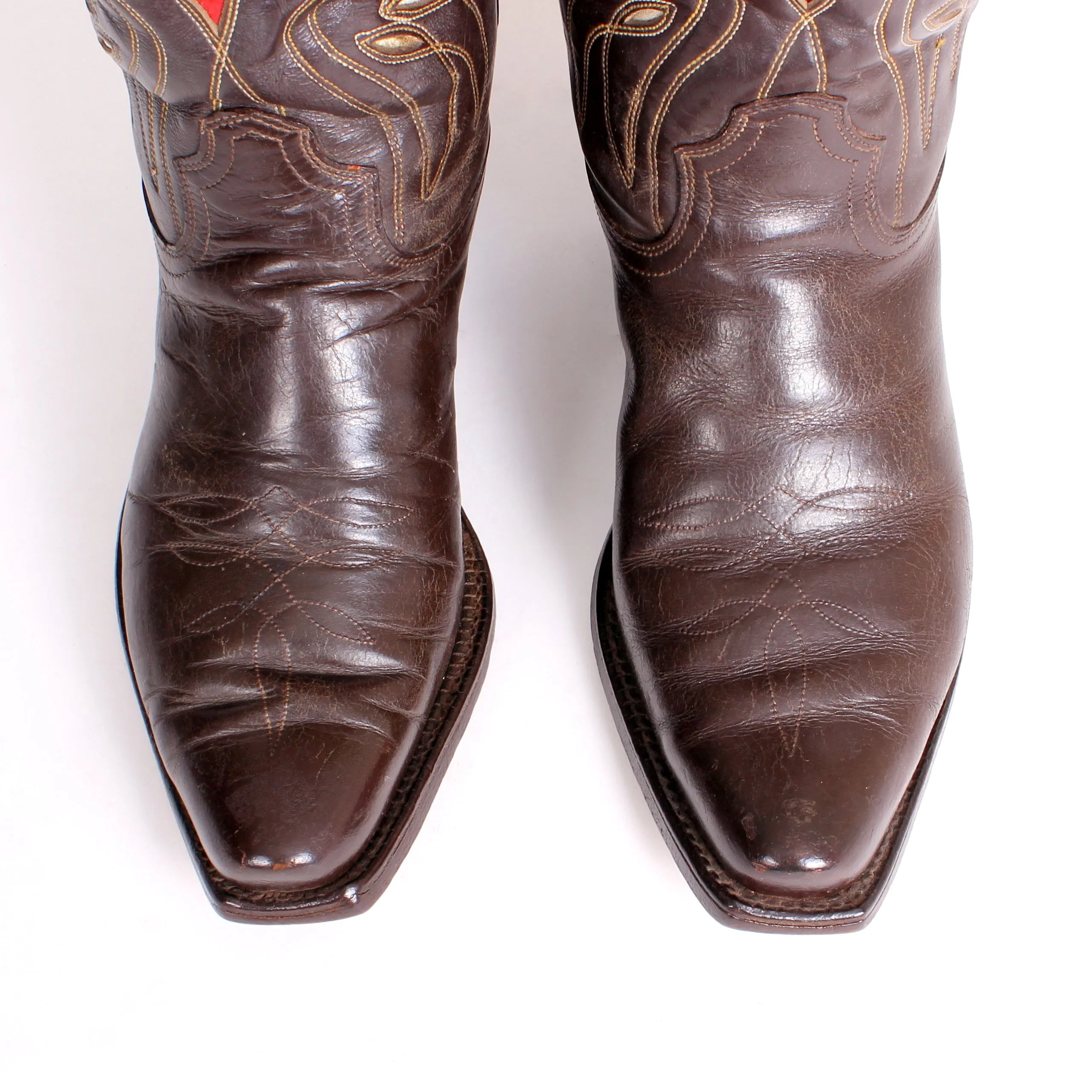 STOLEN 6/21/24 Vintage Brown Acme Men's sz 8 D Cowboy Boots