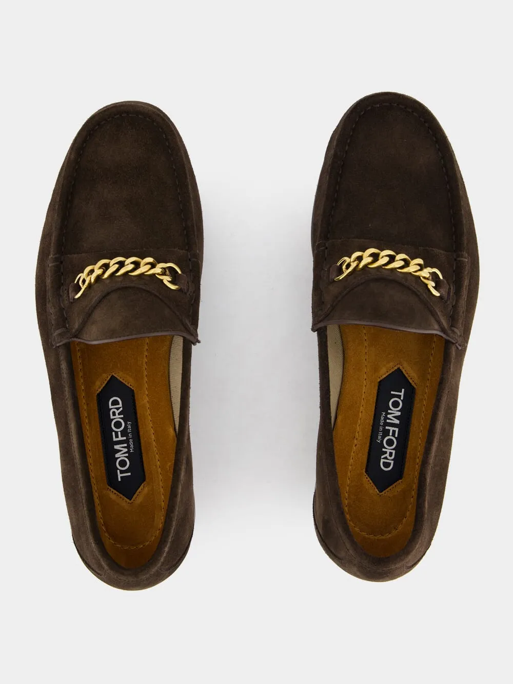 Suede York Chain Loafer