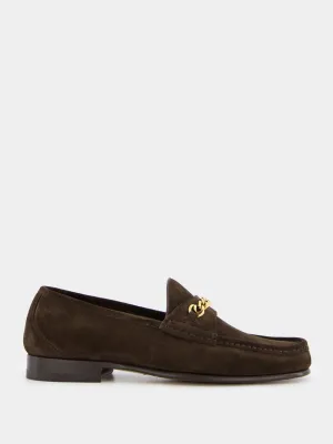 Suede York Chain Loafer