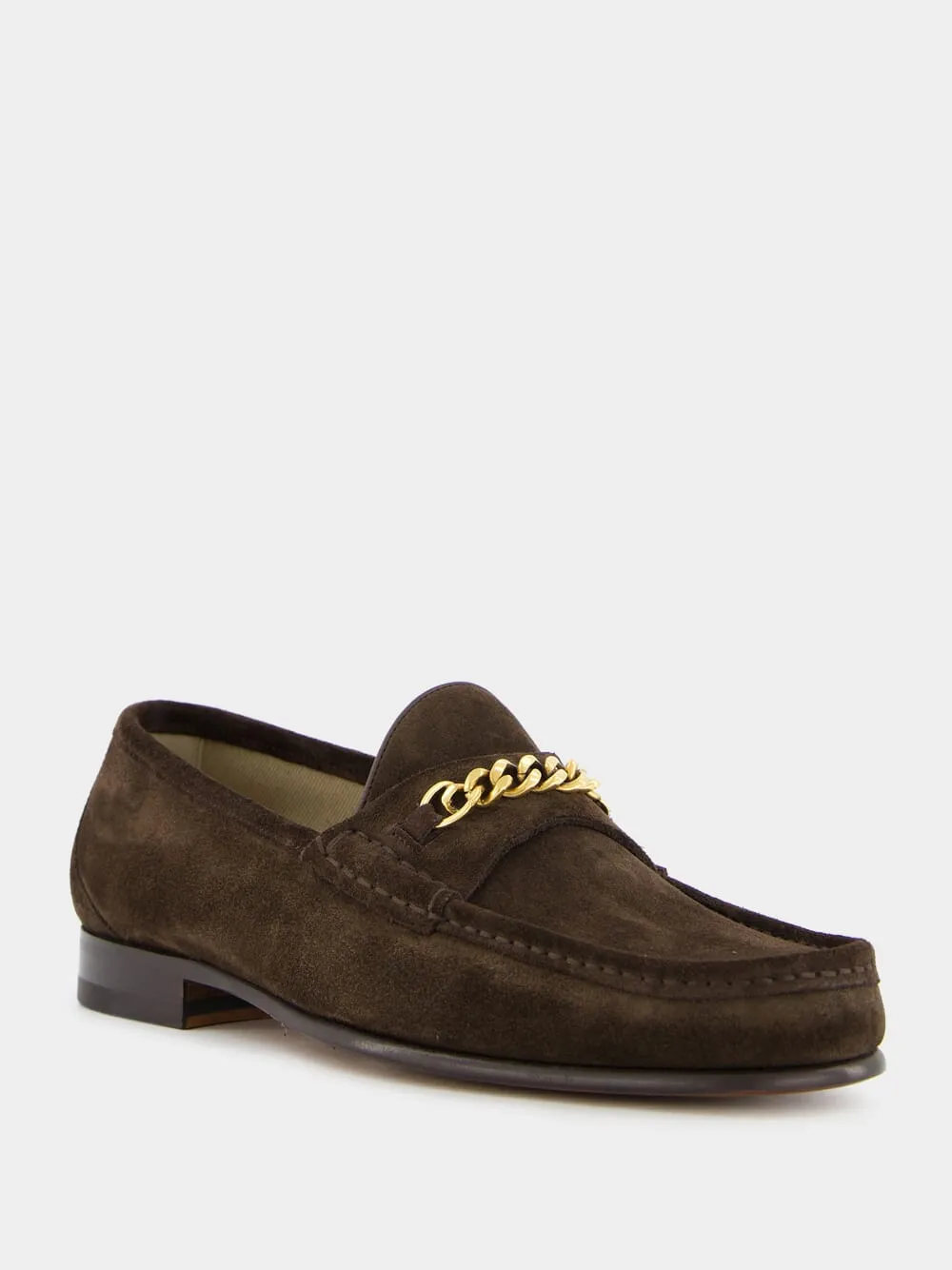 Suede York Chain Loafer