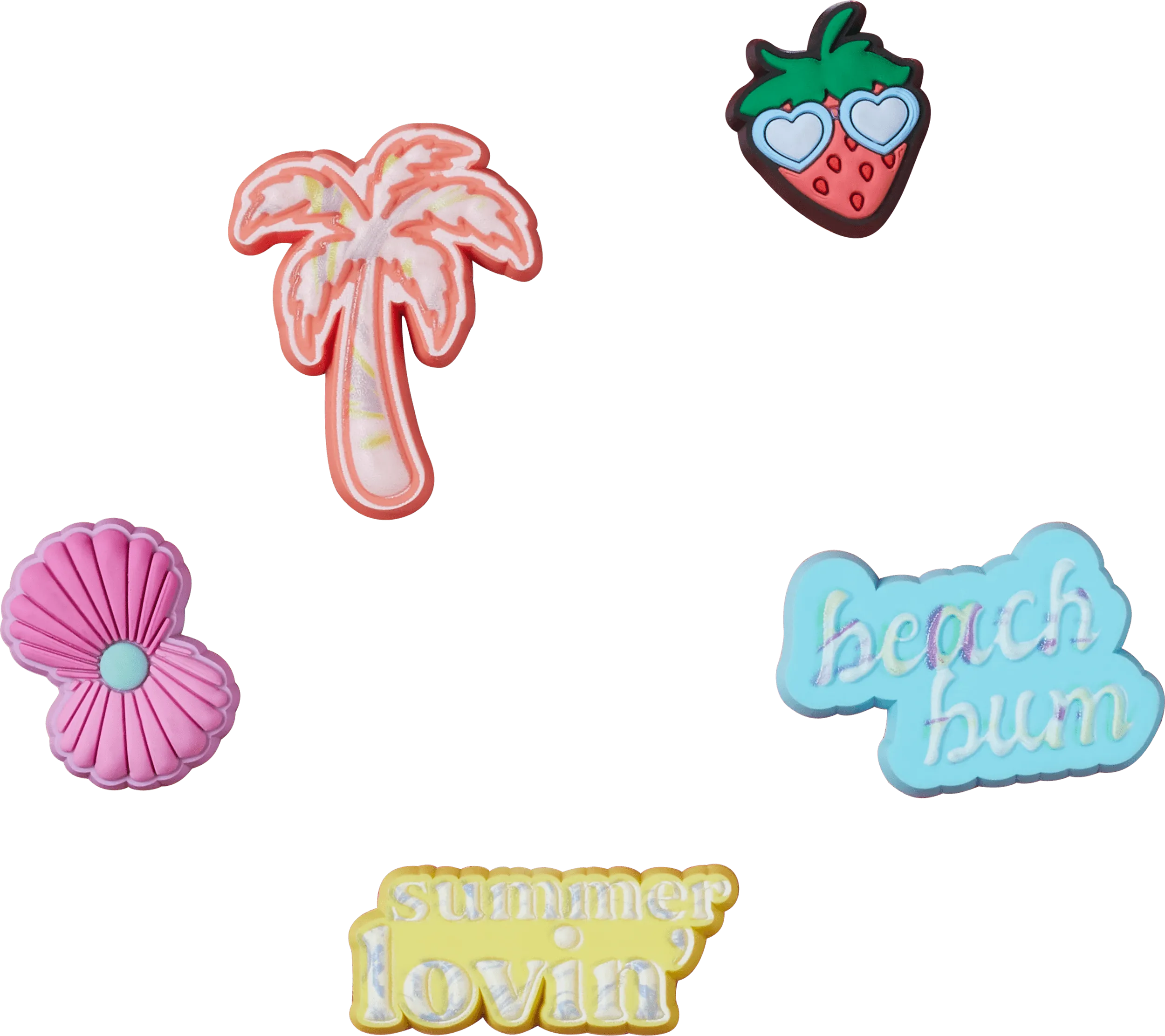 Summer Lovin Sandal Backer 5 Jibbitz Pack