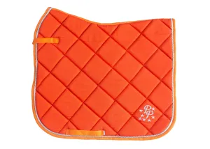 Sunset Orange Saddle Pads - Jump, GP, and Dressage cuts