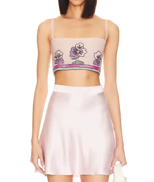 Tallulah Crystal Co-Ord Pull On Top