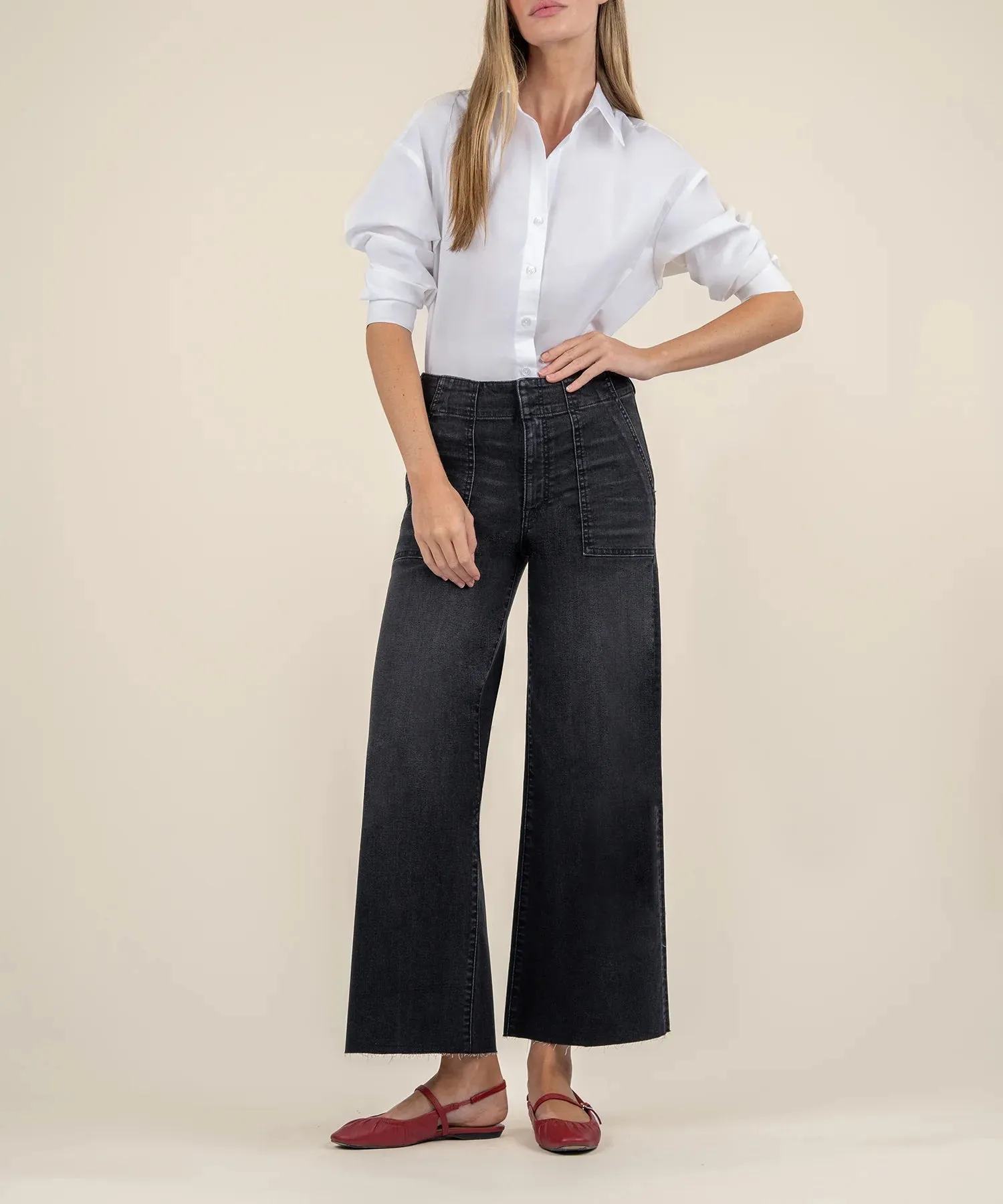 The Meg High Rise Wide Leg Jeans - Specialist Wash