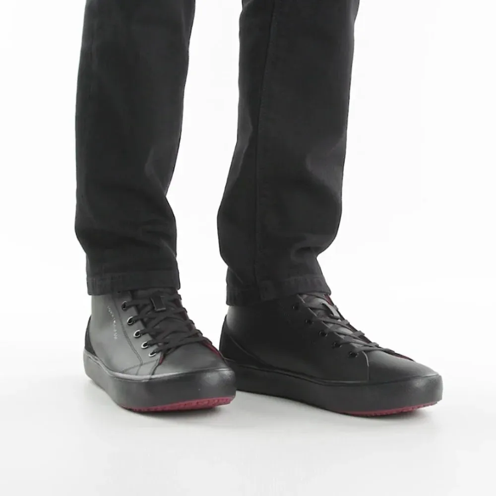 Tommy Hilfiger TH Hi Vulc Cleat LTH Mix Sneaker Men - BLKBLK