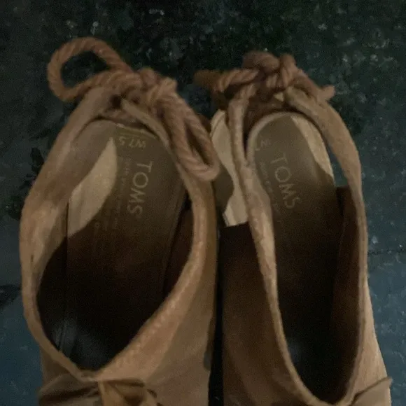 Tom’s Chocolate Suede Sandals