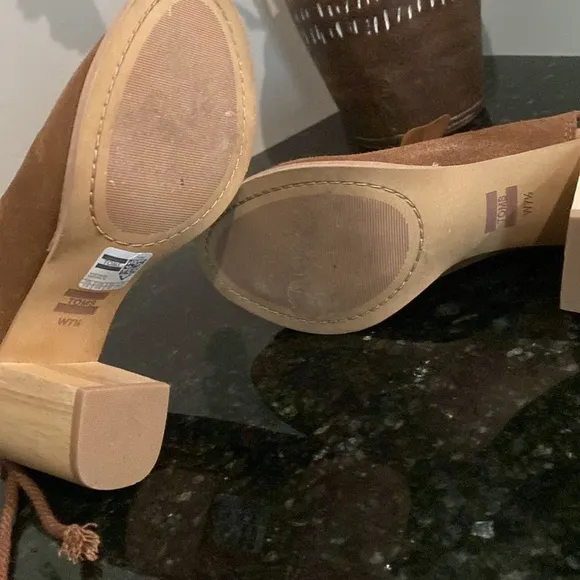 Tom’s Chocolate Suede Sandals