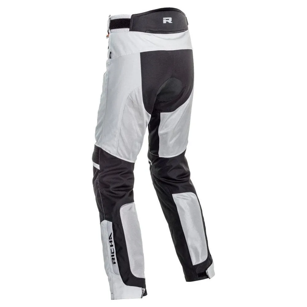 Touring Motorcycle Pants Richa Airvent Evo 2 Trousers, Gray/Black