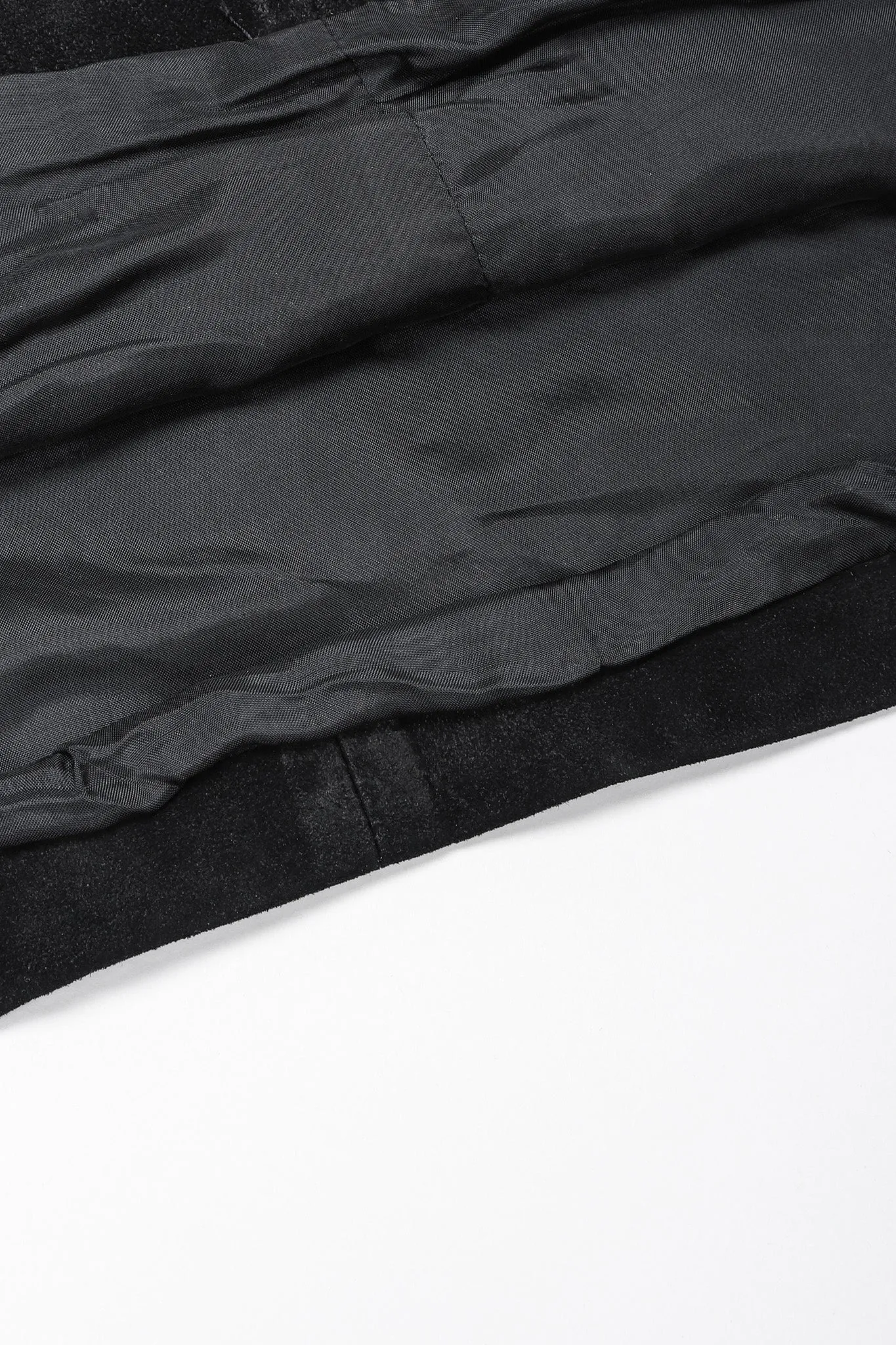 Triangle Appliqué Suede Skirt