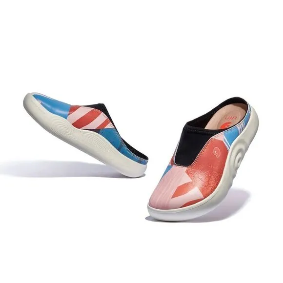 UIN Women's Comfort Travel Shoe Casual Slippers (Spring Forest Mahon I )