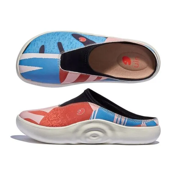 UIN Women's Comfort Travel Shoe Casual Slippers (Spring Forest Mahon I )