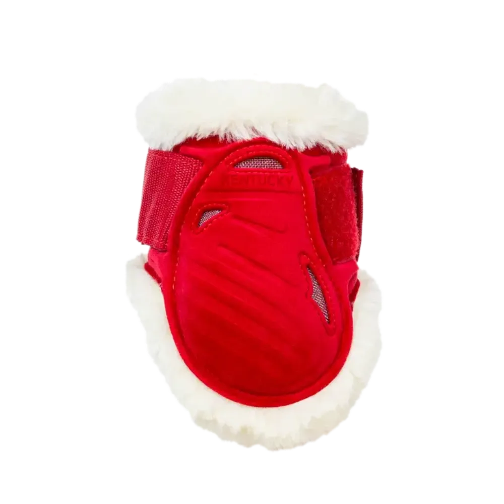 Vegan Sheepskin Young Horse Fetlock Boots Velvet by Kentucky