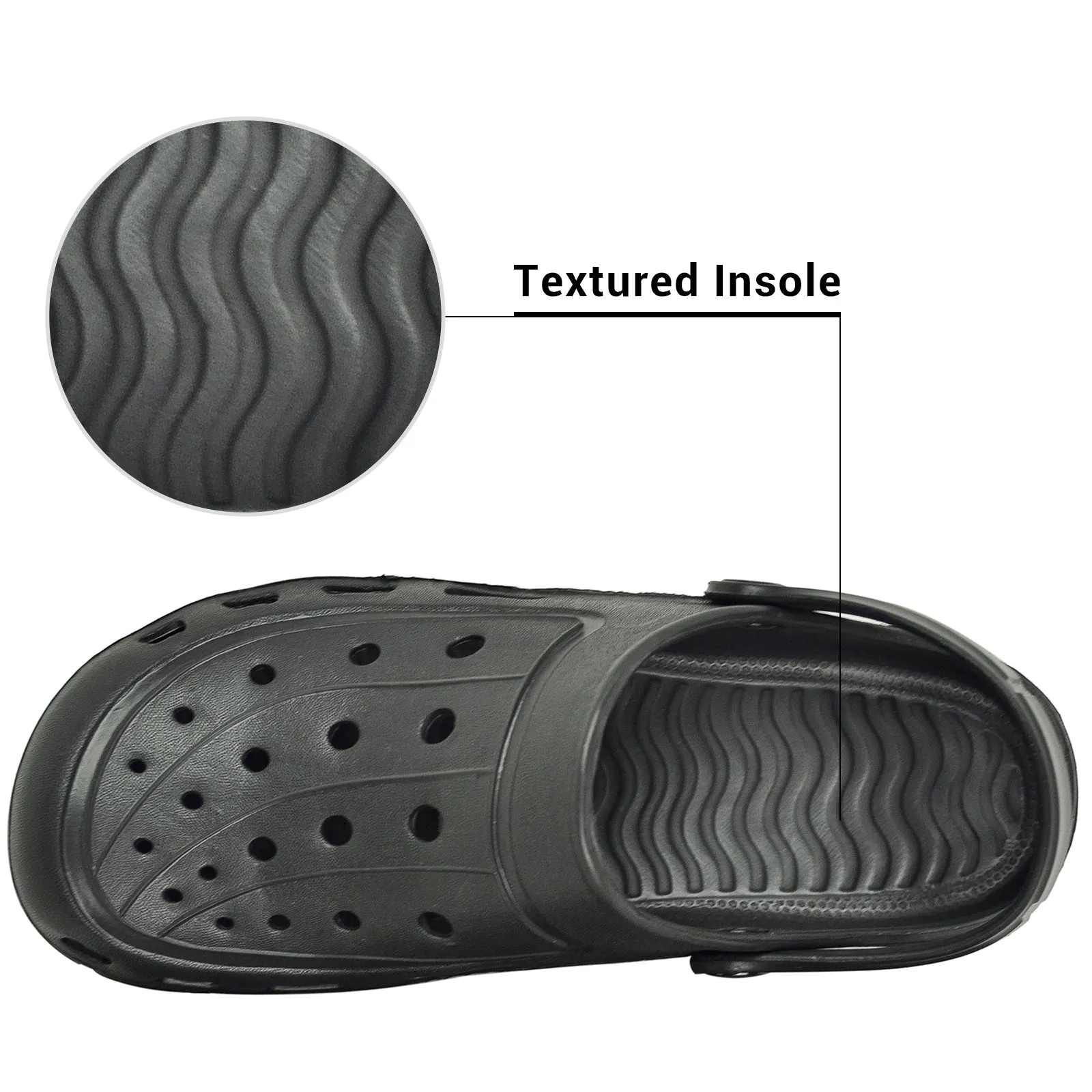 VONMAY Men's Breathable Clogs Non Slip Garden Shoes Summer slippers