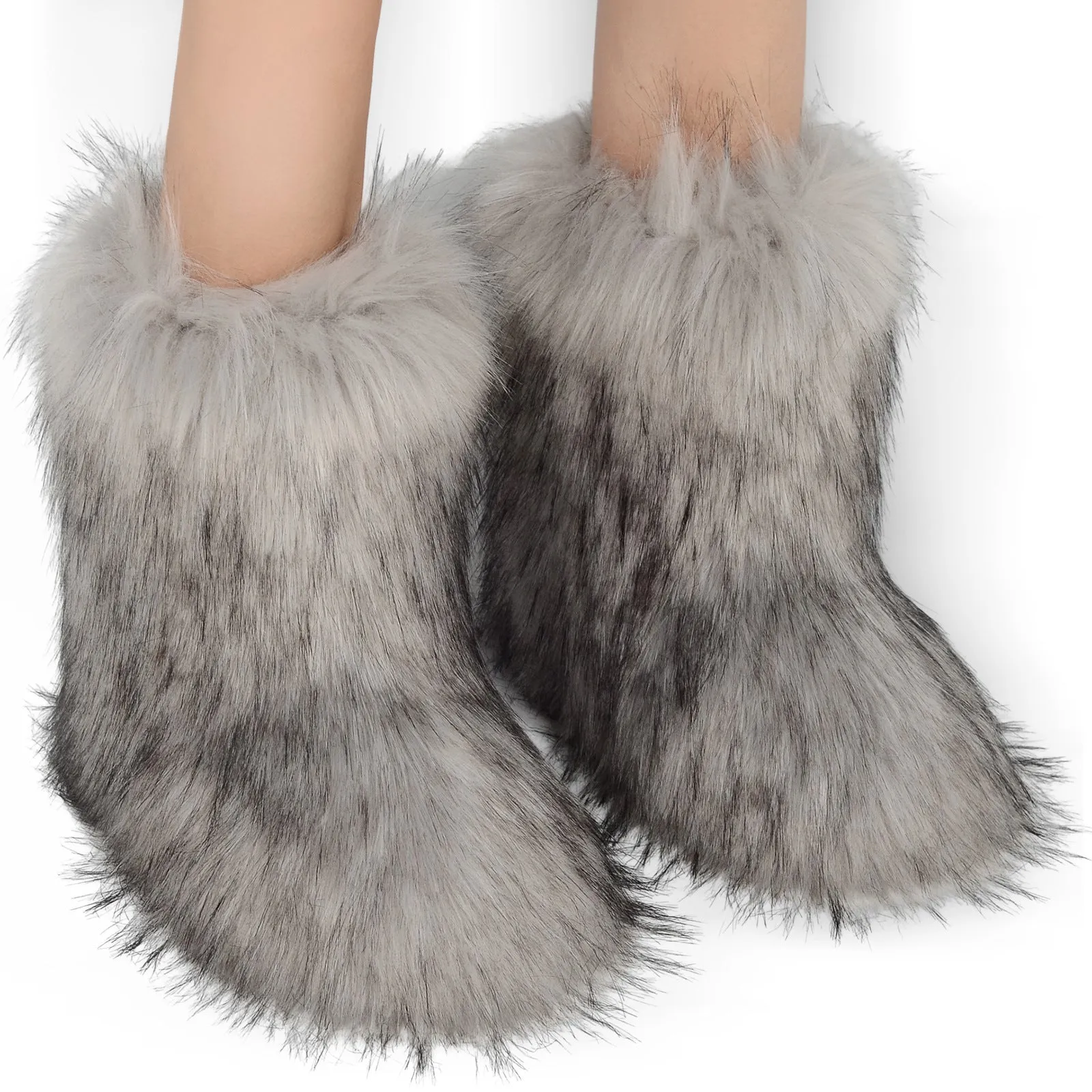 Wild High-top Warm Mid-calf Snow Boots